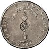 Image 1 : PHILIPPINES (under Spain), Manila, 8 reales, Isabel II, crowned-Y.II. countermark (Type VI, 1834-37)