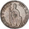 Image 1 : PHILIPPINES (under Spain), Manila, 8 reales, Isabel II, crowned-Y.II. countermark (Type VI, 1834-37)