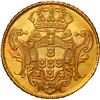 Image 2 : PORTUGAL, Lisbon, gold dobra de 8 escudos (12,800 reis), João V, 1729, PCGS AU details / cleaned.