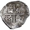 Image 2 : SPAIN, Seville, cob 4 reales, Philip II, 1596 B.