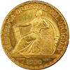 Image 1 : URUGUAY, struck in Paris, gold off-metal proof essai 20 centésimos, 1930, rare, PCGS SP63.