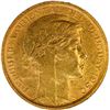 Image 1 : URUGUAY, struck in Paris, gold off-metal essai 10 centésimos, 1930, rare, PCGS SP61.