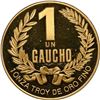 Image 2 : URUGUAY, struck in Santiago, gilt brass off-metal proof 1 gaucho, 1992, very rare, NGC PF 68 Ultra C