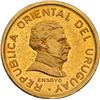 Image 1 : URUGUAY, struck in Buenos Aires, gold proof essai 1 peso, 1994, very rare, NGC PF 60 Ultra Cameo.