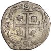 Image 2 : VENEZUELA, Caracas, "imitation cob" 2 reales, Ferdinand VII, "184" date (early 1800s).