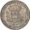 Image 2 : VENEZUELA, struck at the Paris mint, 2 bolívares, 1905, upright 5, NGC AU 58, ex-Gamboa.