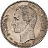 Image 1 : VENEZUELA, struck at the Paris Mint, 1 bolívar, 1893-A, NGC AU 55.