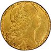 Image 1 : WEST INDIES, gold contemporary imitation ("Joe") of a Rio, Brazil, 6400 reis, José I, 1766-R, PCGS A