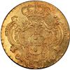Image 2 : WEST INDIES, gold contemporary imitation ("Joe") of a Lisbon, Portugal, 4 escudos, Maria I and Pedro