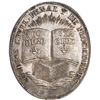 Image 2 : BOLIVIA, oval silver medal, no date (ca. 1830s), Potosí, service award / code of Santa Cruz.