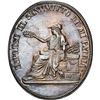 Image 2 : BOLIVIA, oval silver medal, no date (post-1852), Potosí, unique mule of Bolívar/Pichincha and Athena