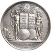 Image 2 : SPAIN, silver medal, 1812, Ferdinand VII / Constitution of Cádiz, by F. Sagau and D. de Galcerán.