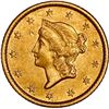 Image 1 : UNITED STATES, Philadelphia mint, gold Liberty Head dollar (Type 1), 1849.