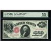 Image 1 : UNITED STATES, $1 Legal Tender note, series of 1917, serial N31150102A, Speelman-White, PMG AU 55 EP