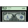 Image 1 : UNITED STATES, "Black Eagle" $1 Silver Certificate, series of 1899, serial V14915581, Vernon-McClung