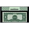 Image 2 : UNITED STATES, "Black Eagle" $1 Silver Certificate, series of 1899, serial V14915581, Vernon-McClung