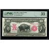 Image 1 : UNITED STATES, "Bison" $10 United States Note, series of 1901, serial E8653306, Parker-Burke, PMG Ch