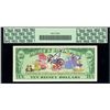 Image 2 : UNITED STATES, 10 Disney dollars, 2002, serial A00397614A, Tinkerbell / 100 Years of Magic, PCGS Cur
