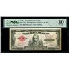 Image 1 : CUBA, República de Cuba, 100 pesos, series of 1936, serial A007122A, PMG VF 30, ex-Busto.