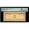 Image 2 : CUBA, República de Cuba, 50 pesos, series of 1943, serial A016312A, PMG XF 40, ex-Busto.
