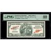 Image 1 : DOMINICAN REPUBLIC, Banco Central, 100 pesos oro specimen, (1959), with red MUESTRA overprint, PMG X