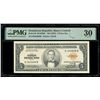 Image 1 : DOMINICAN REPUBLIC, Banco Central, 5 pesos oro, (1953), serial B365606B, PMG VF 30, ex-Busto.
