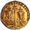Image 2 : BYZANTINE EMPIRE, Constantinople, AV solidus, Constantine VII and Romanus II, ca. 945-963 AD.
