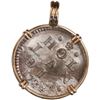 Image 2 : NETHERLANDS (United), Holland, 2 stuivers, 1724, ex-Akenderam (1725), mounted shield-side out in 14K