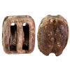 Image 1 : Large lignum vitae double pulley, including sheave, ex-Concepción (1641).