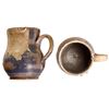 Image 1 : Blue-and-white glazed Delftware handled mug or pitcher, intact except for some glaze, ex-pirate ship