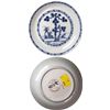 Image 1 : Chinese blue-on-white porcelain saucer, tree motif, intact, ex-"Nanking Cargo" (1752), ex-Christie's