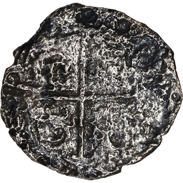 BOLIVIA, Potosí, cob 8 reales, Philip III, assayer not visible, Grade 4.