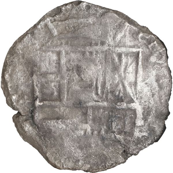 BOLIVIA, Potosí, cob 8 reales, Philip III, assayer not visible, Grade 2, NGC Shipwreck Effect (São J