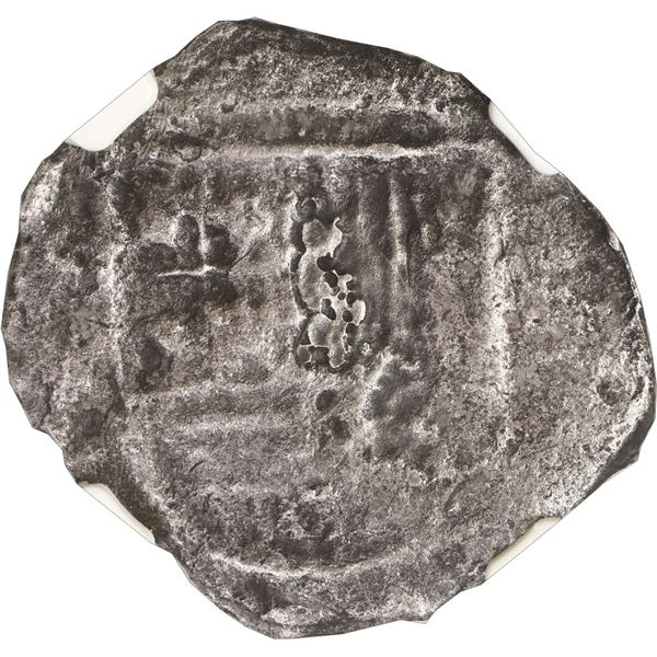 SPAIN, Seville, cob 4 reales, Philip III or IV, assayer not visible, NGC Shipwreck Effect (Sao Jose)
