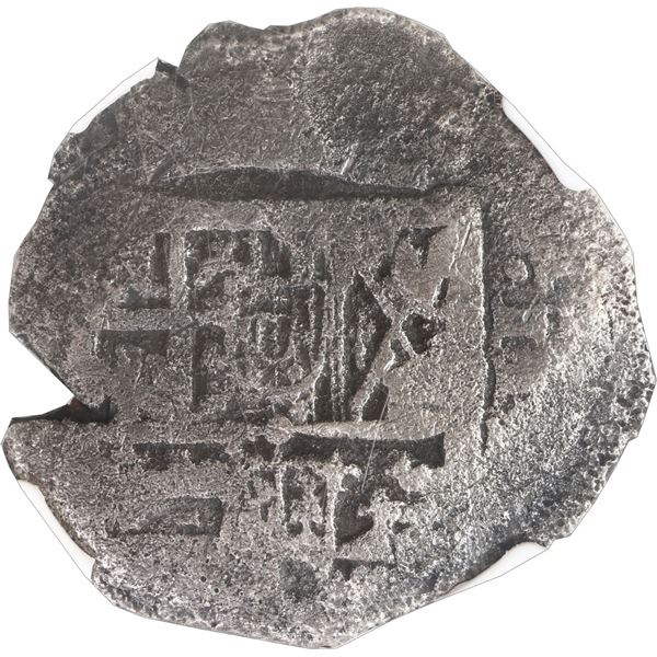 SPAIN, Seville, cob 4 reales, Philip III or IV, assayer not visible, NGC Shipwreck Effect (Sao Jose)