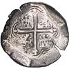 Image 2 : MEXICO, Mexico City, cob 8 reales, Philip III or IV, assayer D.