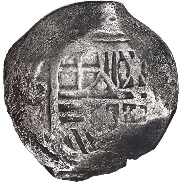 MEXICO, Mexico City, cob 8 reales, Philip IV, assayer not visible.