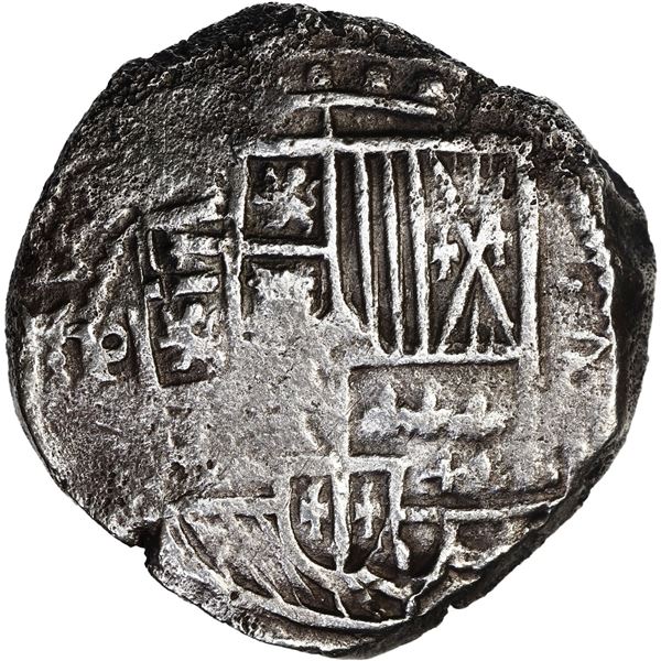 BOLIVIA, Potosí, cob 8 reales, Philip IV, assayer not visible (early 1630s).