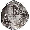 Image 2 : BOLIVIA, Potosí, cob 8 reales, Philip IV, assayer not visible (1630s).
