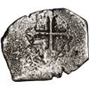 Image 2 : MEXICO, Mexico City, cob 8 reales, Charles II, assayer not visible.