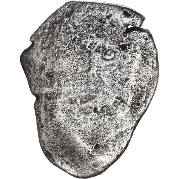 MEXICO, Mexico City, cob 8 reales, Charles II, assayer not visible.