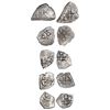 Image 2 : MEXICO, Mexico City, lot of ten cob 1R and ½R, Philip IV or Charles II, assayer L or not visible.