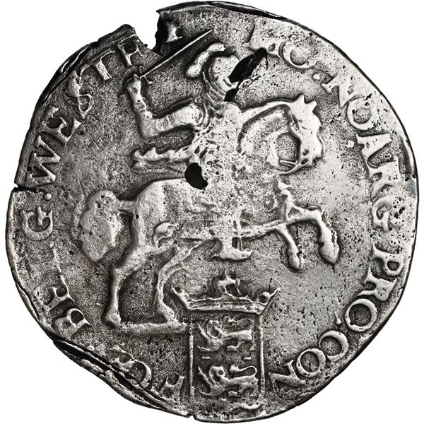 NETHERLANDS (United), Westfriesland, "rider" ducatoon, 1678, date in cartouche below arms, very rare