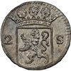 Image 1 : NETHERLANDS (United), Holland, 2 stuivers, 1724, NGC UNC details / saltwater damage (Shipwreck Blue 