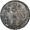 Image 2 : NETHERLANDS (United), Holland, 2 stuivers, 1724, NGC UNC details / saltwater damage (Shipwreck Blue 