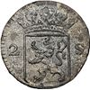 Image 1 : NETHERLANDS (United), Holland, 2 stuivers, 1724, NGC UNC details / saltwater damage (Shipwreck Blue 
