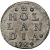 Image 2 : NETHERLANDS (United), Holland, 2 stuivers, 1724, NGC UNC details / saltwater damage (Shipwreck Blue 