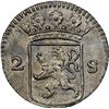 Image 1 : NETHERLANDS (United), Holland, 2 stuivers, 1724, NGC UNC details / saltwater damage (Shipwreck Blue 