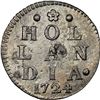 Image 2 : NETHERLANDS (United), Holland, 2 stuivers, 1724, NGC UNC details / saltwater damage (Shipwreck Blue 