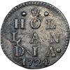 Image 2 : NETHERLANDS (United), Holland, 2 stuivers, 1724, NGC UNC details / saltwater damage (Shipwreck Blue 